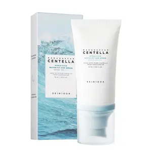 SKIN1004 Madagascar Centella Hyalu-Cica Water-Fit Sun Serum SPF50+ PA++++ 50ml – Lightweight Hydrating Sunscreen for Sensitive Skin Facial Hyaluronic