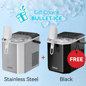 Buy 1 get 1 free, Ice Maker countertop, 9 bullet ice cubes in 6min, portable with self-cleaning, ideal for gift, home, party,Cowsar ecozy Euhomy máquina soda  pebble icemachine sale flake cream icecubemaker ninja slushie machine deluxe  ninja