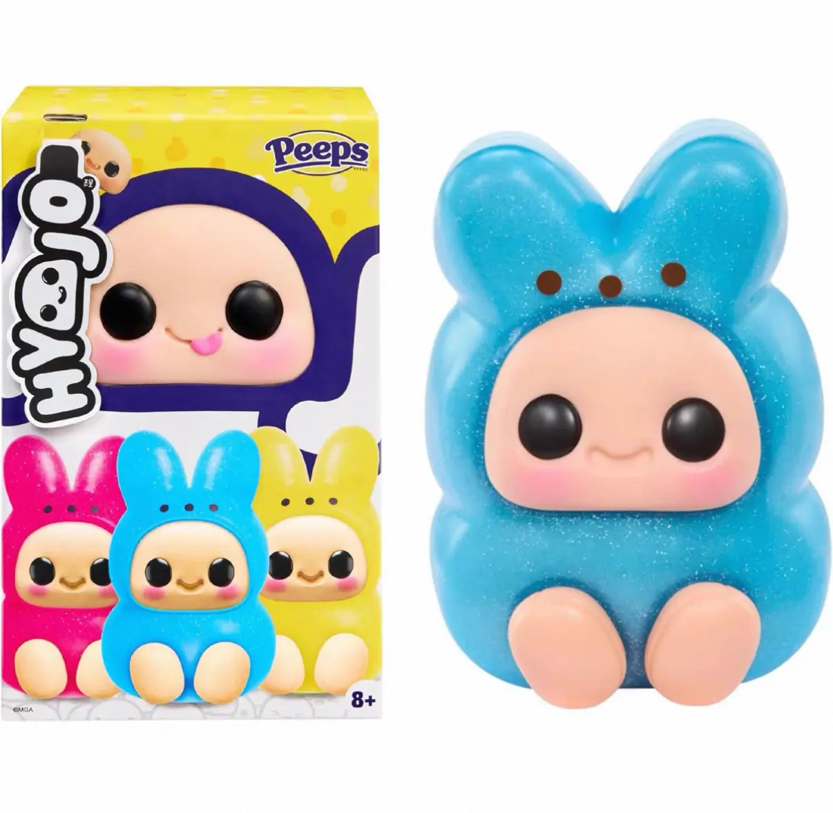 MGA HYOJO x Peeps Limited Edition Art Toy Blind Box | Retro Marshmallow Bunny Aesthetic | Trendy Designer Collectible Figurine | High-End Desktop Decor & Kawaii Gift | RUMI Exclusive