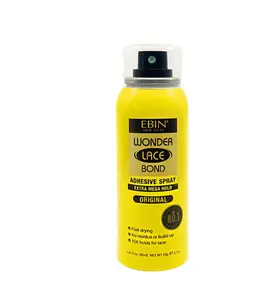 Ebin New York Wonder Lace Bond Adhesive Spray - Haircare Styling Mousse & Gel Product with Extra Mega Strong Hold, Fast Drying, No Residue, Gentle for Daily Use