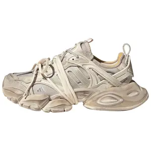 Adidas XLG Runner Deluxe Unisex Low-Top Chunky Sneakers in Beige with Comfort, Versatility, Slip-Resistance, and Durability Trending Shoes, House White Official Shoes to Get / Maison Mihara