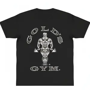 80s Gold's Gym Shirt Vintage Gym  good graphic tees y2k cotton fashion Streetwear Comfort Shortsleeve Casual Top Trending Classic Gift Machine Wash Safe
