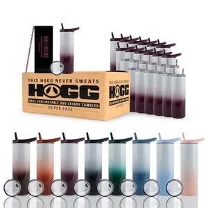 20oz SUBLIMATABLE DUO SKINNY TUMBLER CASE (25 UNITS)