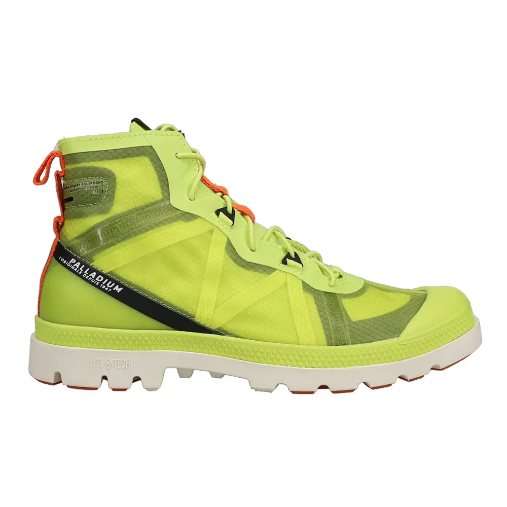 Palladium Mens Travel Lite Plus Adv Round Toe Lace Up Casual Boots Ankle - Green Palladium Mens Travel Lite Plus Adv Round Toe Lace Up Casual Boots Ankle - Green