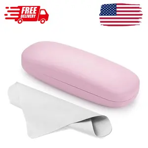 Glasses Case Hard Shell - PU Leather Sunglasses Case