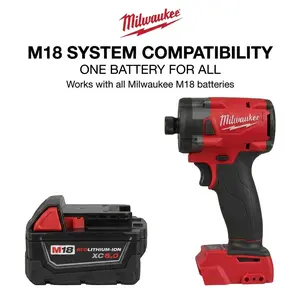 Milwaukee FID3 18V M18 rechargeable work light     High Power Lithium        High-Torque Impact  Drill Tool Kit Cordless Portable Wrench Set