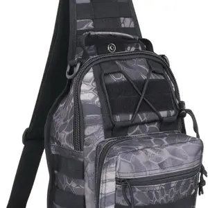 Black Python Tactical Shoulder Sling Bag Carrier