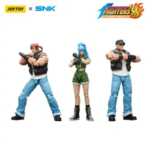JOYTOY 1/18 Scale SNK KOF'98UM Ikari Warriors Team Collectibles - 3PCS Detailed Craft Action Figures, Ideal Birthday Gifts for Action Figure Enthusiasts