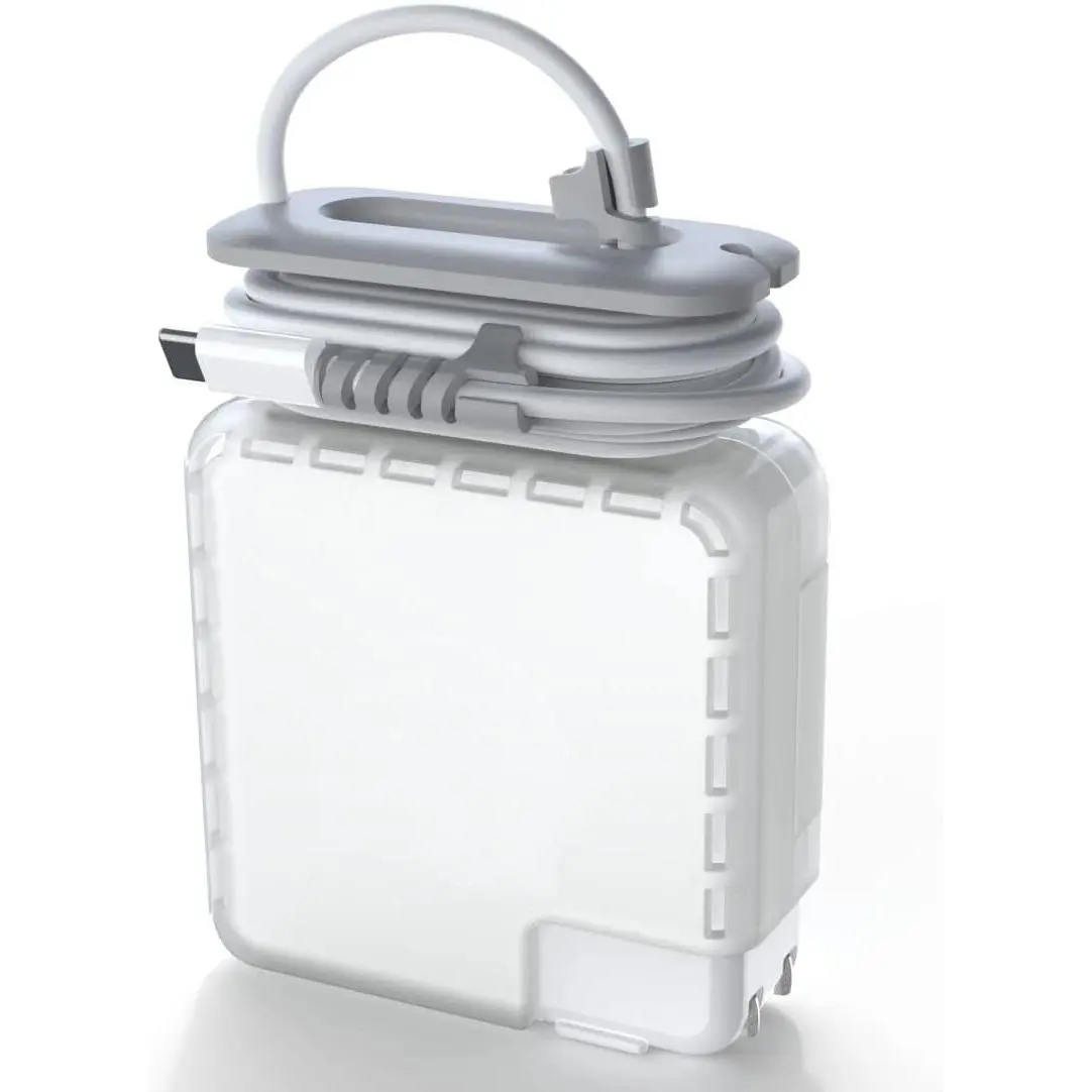 Case for MacBook 60w Charger  61w 67w Charger Case Travel Cord Organizer MacBook Accessories (for  MacBook 60W, 61W MagSafe Adapter,  67W USB-C Adapter)