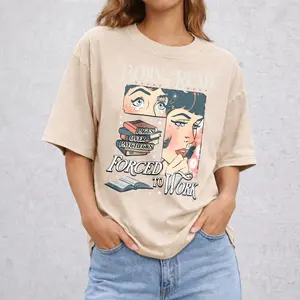 Born To Read Bookish Comfort Colors Shirt, Funny Reader Book Addict, Book Lover, Spicy Books, Dark Romance, Smut Shirt Gift Booktok, Bookish Gift