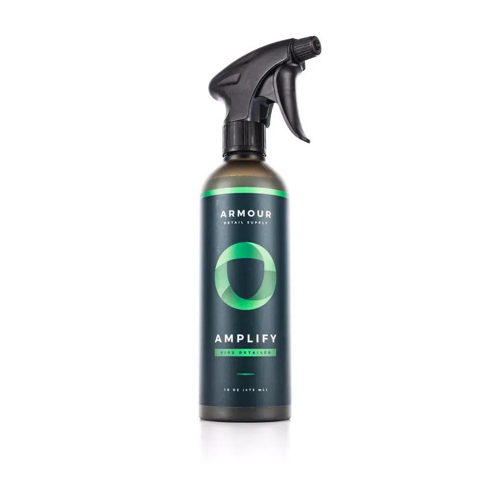 Armour Detail Supply - Amplify Ceramic Detailer: Quick & Easy Gloss Enhancement | Streak-Free, Hydrophobic Formula | Safe on All Vehicles, Quick Detail Spray, Car Detailing