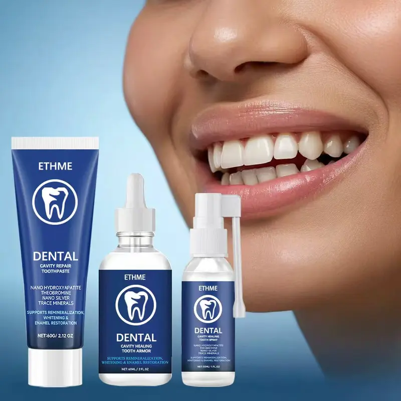 Tooth Armor with Extra Enamel Fortifiers Cavity Healing & Enamel Refurbishing Dental Whitening Solution Remineralization Oral Care Liquid