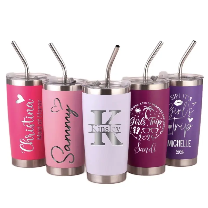 Personalized 20 oz Cup - Custom Drinkware with Name & Design Options for Cold & Hot Beverages - Ideal for Gifts & Personal Use - Versatile & Stylish - Bottle