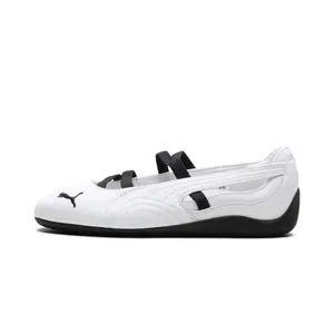 Speedcat Ballet Leather WMNS "White Black" 403587 01