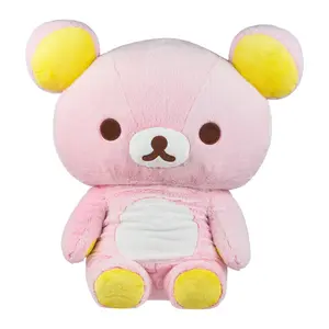 Rilakkuma San-X Original Long Pile Sherbet Series JUMBO Plush - Soft Pink