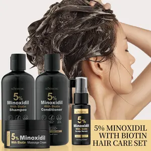 KORMESIC 5% Minoxidil Shampoo and Conditioner Haircare Cleanser