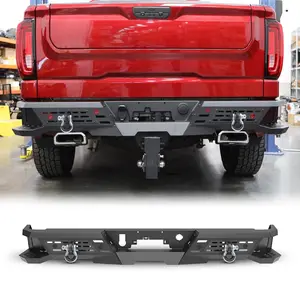 WOLFSTORM Rear Bumper Fits for 2019-2025 GMC Sierra 1500 & Chevrolet Silverado 1500