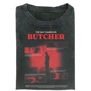 Vintage Bay Harbour Butcher Shirt, Dexter TV Show Tee, Horror Graphic Tee, Dexter Movie T-Shirt, Dexter Morgan Graphic Tee, Retro Aesthetic Top, Classic Streetwear, Gift for Men, Gift for Women, Crew Neck T-shirt, Trending T-shirt