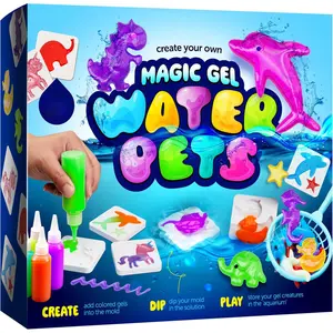 Magic Water Elf Toy Kit with Magic Gels, Molds - Imaginative Play, Christmas Gifts, Birthday Gifts, Party Favors, and Family-Friendly DIY STEM Projects