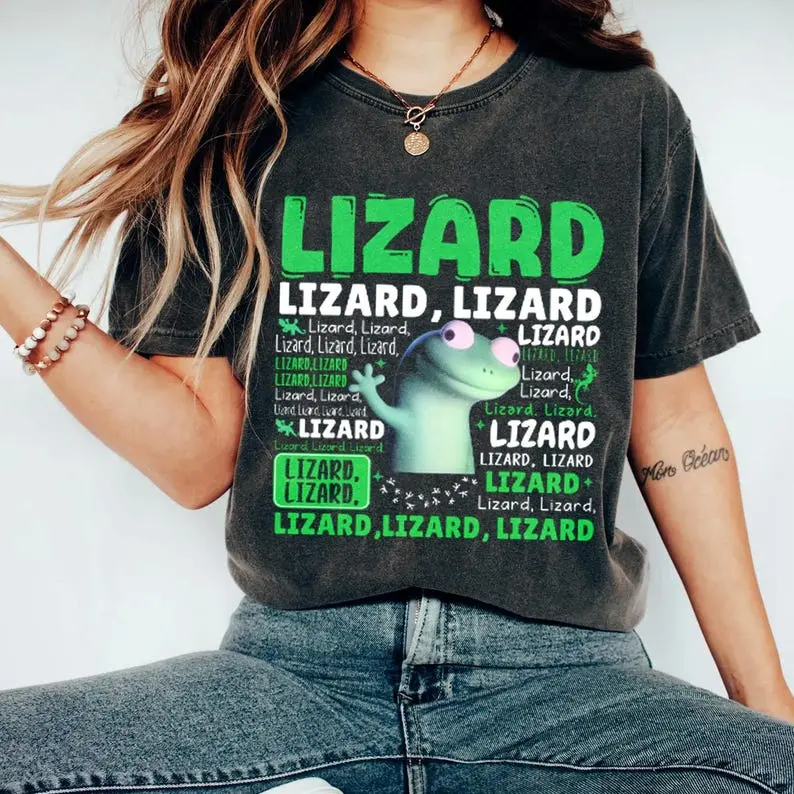 Lizard Lizard Lizard Meme T-Shirt, TikTok Viral Reptile Graphic Tee