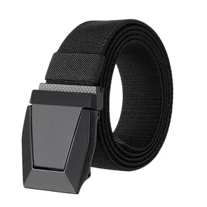 Men Belt 2 Pack,Tactical Stretch Belt Adjustable For Rigger Military Heavy Duty Work 1.5"-Cut For Fit