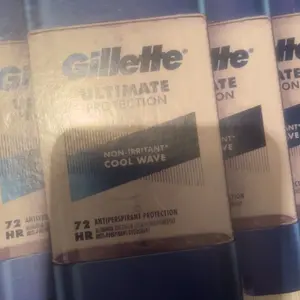 Gillette Cool Wave Clear Gel Men's Antiperspirant and Deodorant, 3.8 oz., 5 pk. Body Care Pack Set Skincare
