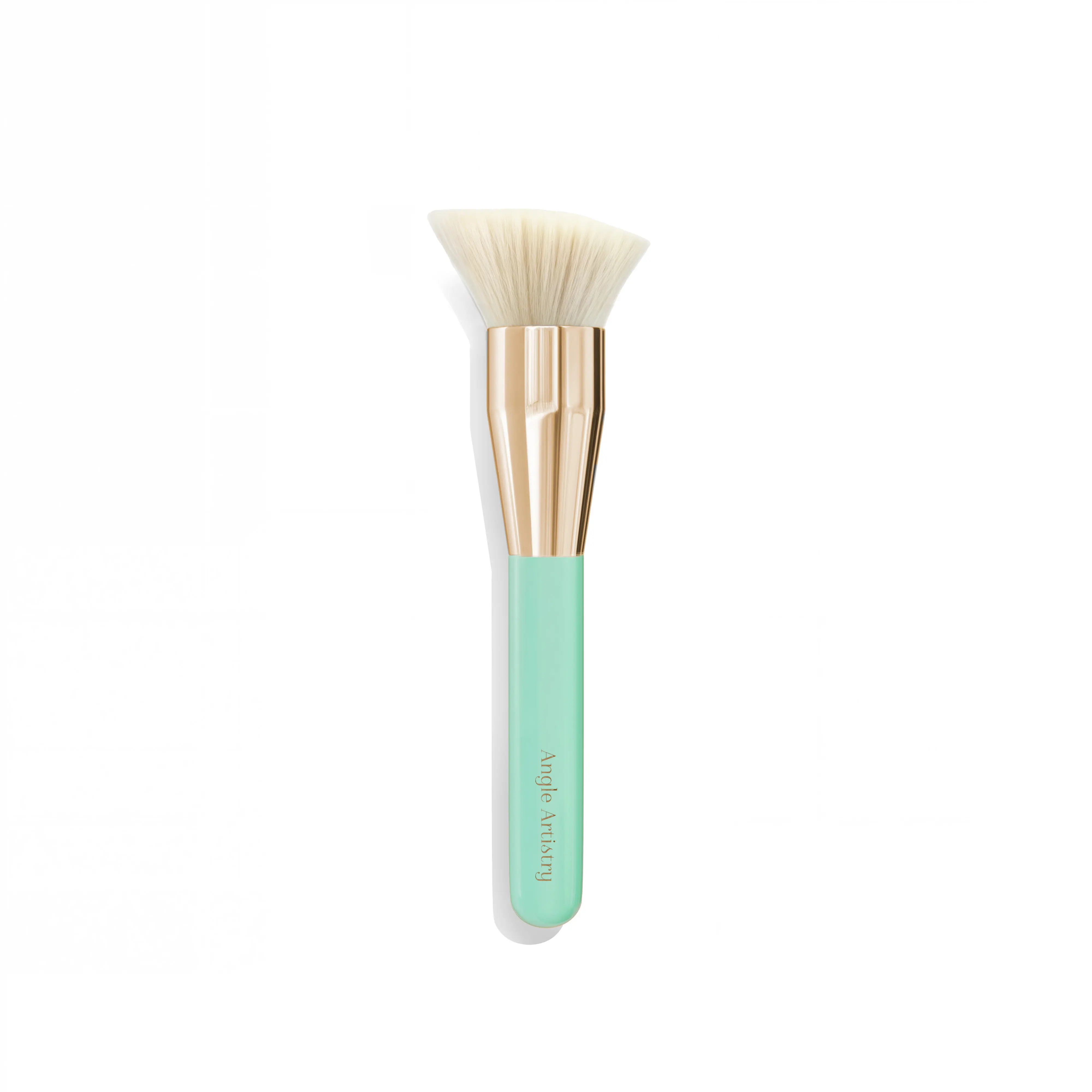 Sundayz Glam Angled Complexion Makeup Brush - Ultra Soft Synthetic Hair, Cruelty-Free, Streak-Free, Blends Easily Single Makeup Blending Brush for Liquid Foundation, Tinted Moisturizer, Makeup Blending Brushes, Cruelty Free Brushes