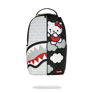 HELLO KITTY OFFICIAL COLLAB - BRICK WALL SPLIT BACKPACK
