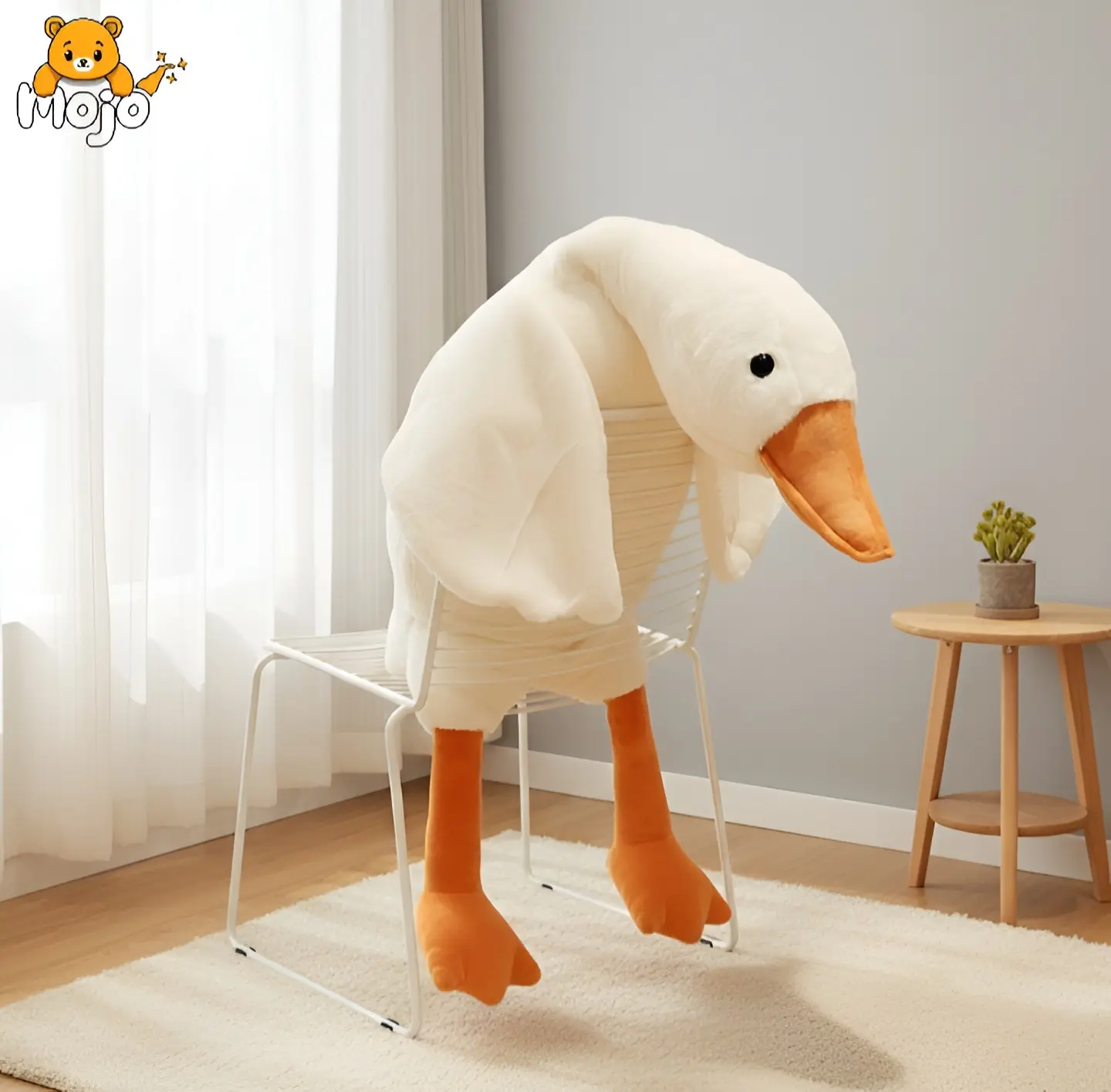 Large Goose and Swan Plush Toy, 51 inch Plush Toy, Childhood Stuffed Animal, Machine Washable Stuffed Animal, love plushie original, Huggable Duck Plushie, Stuffy, Stuffed Toy, Boyfriend gifts, Gifts for girlfriend, Girl Toy