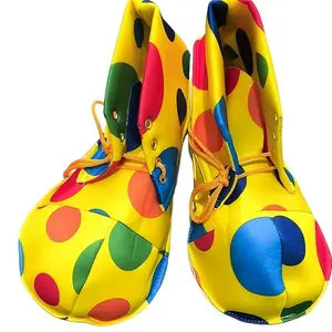 Funny Clown Party Shoes, One Pair of Carnival Clown Party Shoes, Unisex Cosplay Costumes, Perfect for Parties, Halloween, Christmas Gifts, Comic Costume