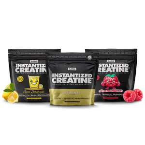 Instantized Creatine 3 FLAVOR BUNDLE | Unflavored - Sour Raz - Sweet Lemonade