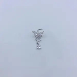 Dangle Butterfly Nose Ring