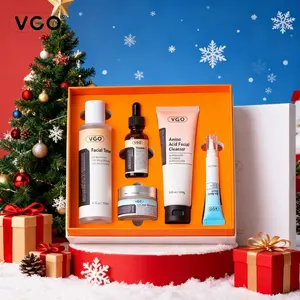 VGO 5 in 1 Skincare Set - Facial Cleanser, Toner, Serum, Eye Cream, Moisturizer - Hydrating, Moisture, Deep Repair - All Skin Types