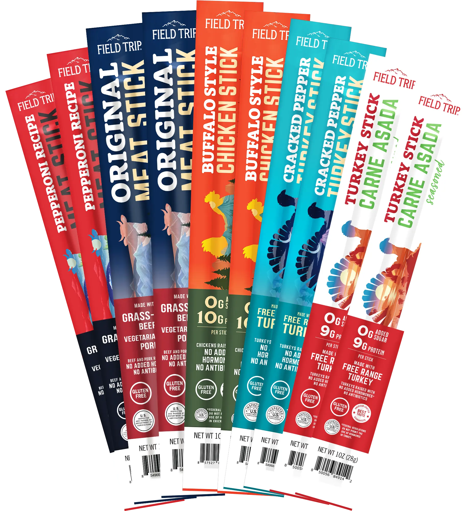 Variety 10ct Sticks (Beef/Pork/Turkey)