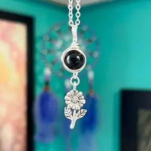 Persephone Devotional Charm – Goddess-Inspired Crystal Necklaces | Altar Talisman | Traveling Altars for Daily Connection & Devotion