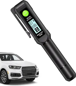 Brake Fluid Tester Pen with Corrosion Resistance Probe, Brake Fluid Moisture Tester with Screen Display, Alarm Oil Fluid Tester Calibrated for DOT3, DOT4, DOT5.1 Brake Fluid