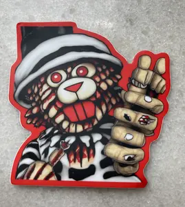 DJ Scare Bear Sticker
