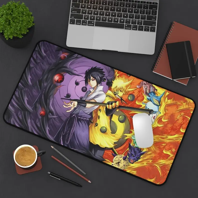 Anime Naruto Desk Mat, Gaming Mousepad, Office Decor, Desk Accessories, Artistic Mouse Pad
