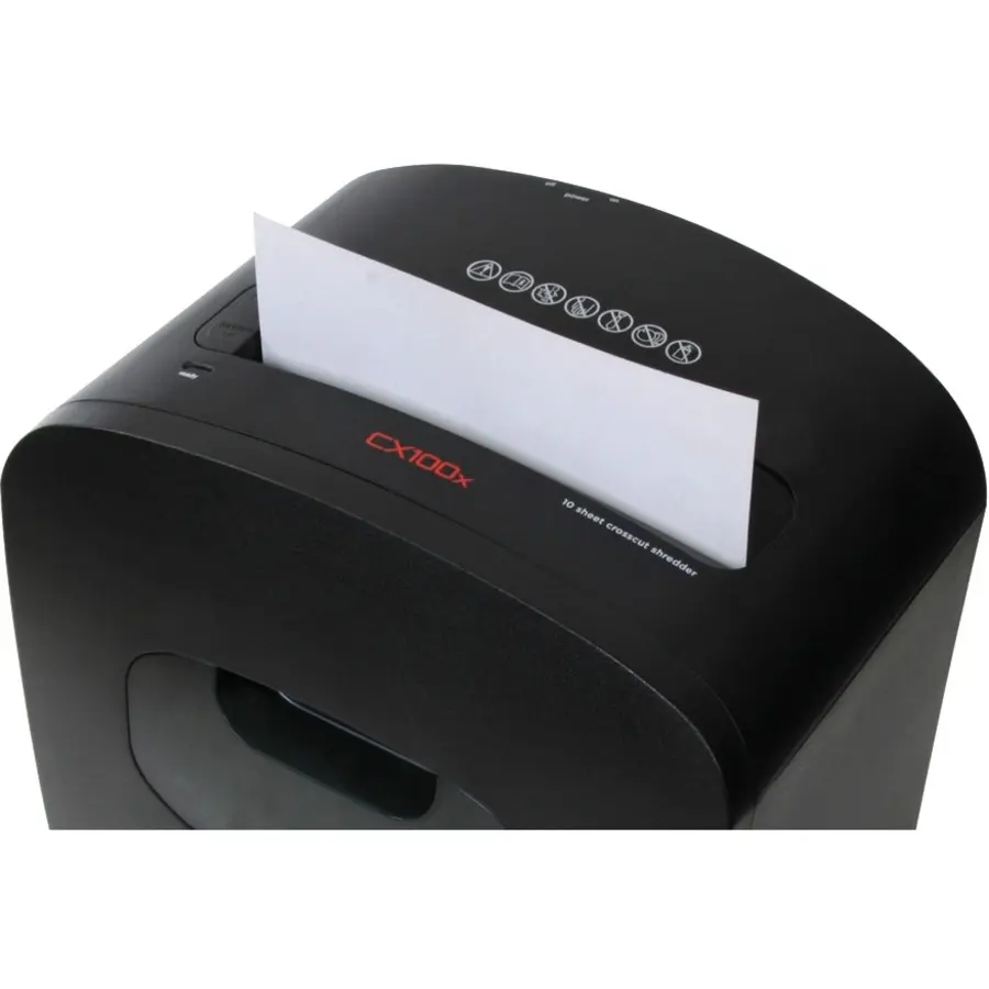 Royal CX100x 10 Sheet Cross-Cut Shredder 100X High-Quality Paper Shredding Machine