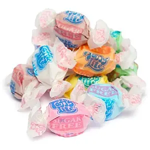 1 lb Sugar-Free Salt Water Taffy by Nuts To You | Classic Chewy Fruit-Flavored Candy | Low-Carb, No Added Sugar, Diabetic-Friendly | Soft & Delicious Pack for Guilt-Free Snacking Sweet Bonbon