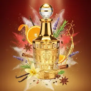 Golden Sweet Spice (M) oil base warm spicy, aromatic, amber, citrus, woody, lavender, patchouli, herbal, fresh spicy, vanilla