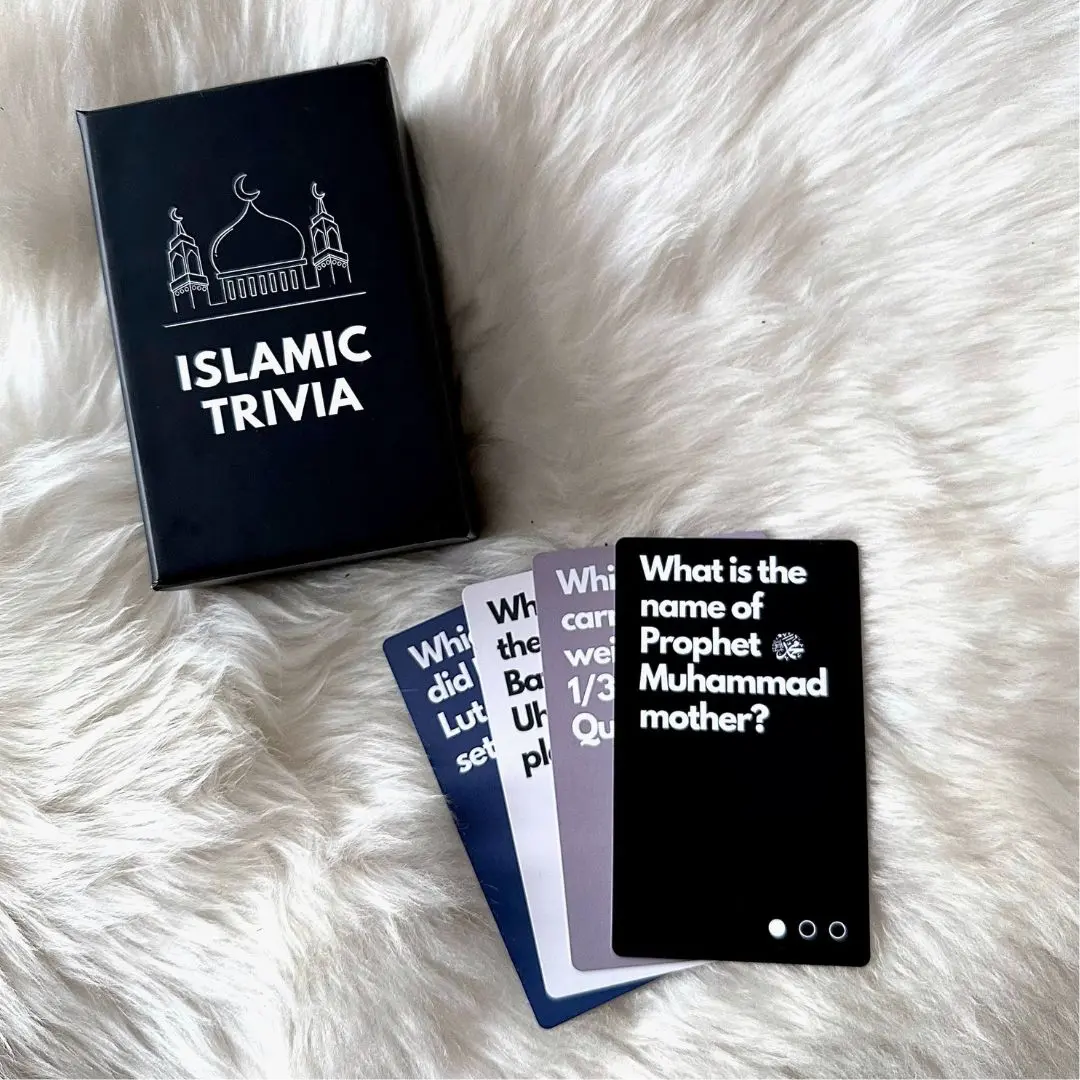 Islamic Trivia – Fun Family Game for All Ages – Test Your Deen Knowledge – Perfect for Ramadan, Eid, Game Night, or Madrasah