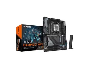 GIGABYTE X870 GAMING X WIFI7 AM5 LGA 1718, ATX, DDR5, 4x M.2, PCIe 5.0, USB4, Wi-Fi 7, 2.5GbE LAN, EZ-Latch, 5-Year Warranty