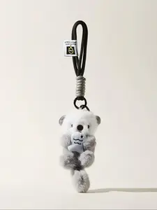 Cute Sea Otter Bag Charm, Car Keychain, Trendy Cute Keychain, Birthday Gift, Holiday Present, Back-To-School Gift, Casual Style, All Seasons, Handmade Keychain