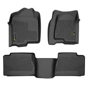 TPE Floor Mats Liners Fit For 1999-2006 Chevy Silverado/GMC Sierra Extended Cab
