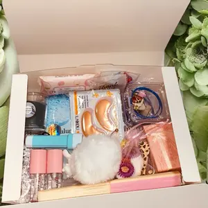 Aesthetic Self-Care Gift Box – Cute Essentials Set for Her with Luxurious Accessories & Personal Care Items Personalized Present