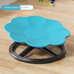 Petal Rotating Sensory Integration Training Chair, with ergonomic design and non-slip metal base suitable for rehabilitation centers and home use, enhancing balance and concentration; integrated fitness solution, (Model: DM057)