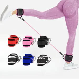 2pcs Ankle buckle hip leg strength trainer fitness ankle ankle ankle leggings Home Exercise Equipment Adjustable Wrist Weights
