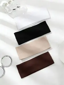 Unisex Sport Headbands Set, Sweat-Absorbing Running Hair Bands, High Elasticity Yoga Fitness Exercise Accessories, All Season Sports Gear, Sweat Wicking Headband