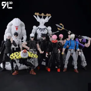 9L3D Printed Jujutsu Kaisen Fushiguro Toji Anime Multi-JointedShapeshift Toys Action Figures Mannequin Model OrnamentsGift Toy